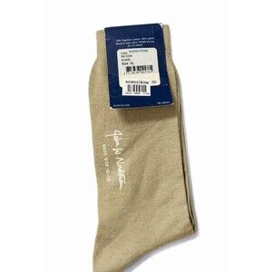 John W Nordstrom Egyptian Cotton Dress Socks Men’s XL Khaki Beige NWT
